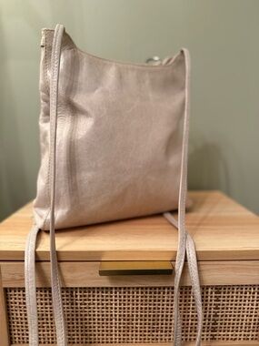Opale Cream Genuine Leather Convertible Backpack / Crossbody